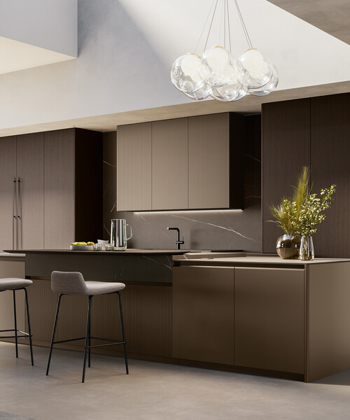 Time modern linear kitchen