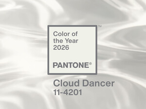 Arredo3 y Cloud Dancer, color Pantone 2026