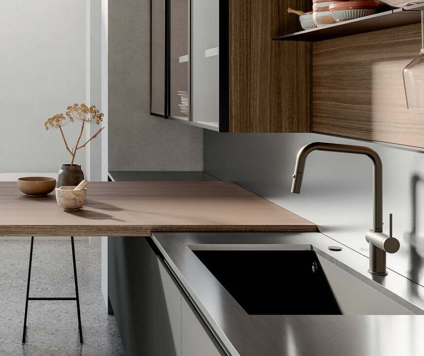 Cocina de acero Inox Kalì