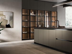 Puertas de cristal, estilo y elegancia en la cocina