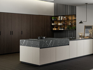 Nuove finiture trendy in cucina: Asia di Arredo3 fra colori e legno